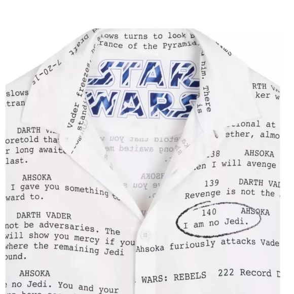 2024 Disney Parks Star Wars Ahsoka Tano Woven Shirt Ashley Eckstein Adult XL & M - Picture 4 of 7